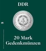 Safe Premium Münzalbum für 20 Mark DDR-Gedenkmünzen mit 4 Blättern Nr. 7412 Neu
