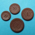 Freistaat Sachsen 1921 20 Pfg. 50 Pfg. 1 Mark, 2 Mark