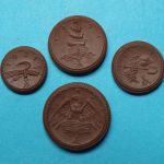 Freistaat Sachsen 1921 20 Pfg. 50 Pfg. 1 Mark, 2 Mark