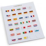 Leuchtturm Flaggen-Chips aus Karton 333463 Neu