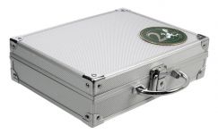 Safe Alu-Münzkoffer für 2 Euro-Münzen ohne Kapseln (210 St.) Nr. 174 Neu