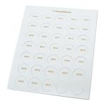 Leuchtturm Jahreszahlen-Chips (1999 - 2031) aus Karton 366875 Neu