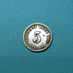 Kaiserreich 1875 C 5 Pfennig CuNi kleiner Adler