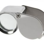 Safe Metall-Präzisionslupe, 10-fache Vergrößerung Nr. 9548 Neu