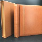 Schaubek Klemmbinder als Lagerbuch, 20 schwarze Seiten, 2 Taschen neuwertig