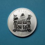 Fidschi 2013 20 Dollars "Red Fire Snake" 2 oz Silber mit Rubin