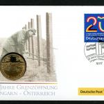 BRD 2009 Tombak Medaille "Grenzöffnung Ungarn-Österreich" Numisbrief PP