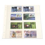 Schaubek Blankoblätter gelblich-weiß 4 Taschen, 5 Blatt SBL12-5 Neu