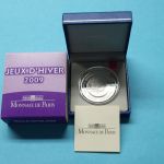 Frankreich 2009 10 Euro Olympiade Vancouver, Etui Zertifikat Umkarton PP