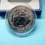 Frankreich 2009 5 Euro Jahr des Ochsen, Etui Zertifikat Umkarton BU