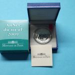 Frankreich 2009 5 Euro Jahr des Ochsen, Etui Zertifikat Umkarton BU