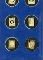 Niederlande Edelmetallset der wertvollsten niederl. Briefmarken PP