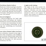 DDR 1993 Numisbrief 5 Mark Luthers Geburtshaus - Worbes 184 b ST