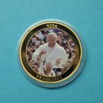 Vatikan Medaille Das Leben des Papst Franziskus in Farbe PP