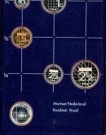 Niederlande 1984 KMS/ Kursmünzensatz im Folder PP