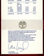 Niederlande 1984 KMS/ Kursmünzensatz im Folder PP