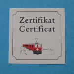 Medaille Schweizer Eisenbahnen Sihltalbahn, Kaltemaille-Technik