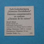 Medaille Schweizer Eisenbahnen Sihltalbahn, Kaltemaille-Technik