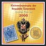 Österreich Kleinmünzensatz/ KMS 2000 im Blister, hdgh.
