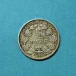 Deutsches Reich 1906 F 1/2 Mark Silber