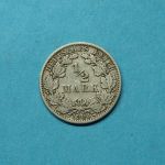 Deutsches Reich 1906 G 1/2 Mark Silber