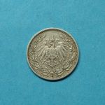 Deutsches Reich 1906 G 1/2 Mark Silber