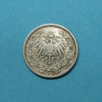 Deutsches Reich 1905 J 1/2 Mark Silber