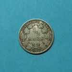 Deutsches Reich 1905 J 1/2 Mark Silber
