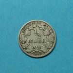 Deutsches Reich 1905 J 1/2 Mark Silber