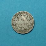 Deutsches Reich 1905 J 1/2 Mark Silber