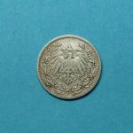 Deutsches Reich 1905 J 1/2 Mark Silber