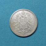Deutsches Reich 1885 A 1 Mark kleiner Adler Silber
