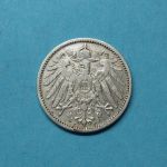 Deutsches Reich 1885 A 1 Mark großer Adler Silber