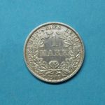 Deutsches Reich 1907 A 1 Mark großer Adler Silber