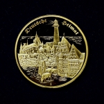 Medaille 2010 Deutsche Heimat - 200 Jahre Oktoberfest, vergoldet PP