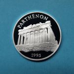 Frankreich 1995 100 Francs/ 15 ECUs Der Parthenon PP