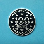 Frankreich 1995 100 Francs/ 15 ECUs Der Parthenon PP