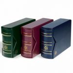Leuchtturm Album-Set Blau für 100 große Briefe und FDC'S 315933 Neu