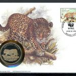 Belize 1992 Numisbrief Medaille Jaguar 30 Jahre WWF, CuNi PP