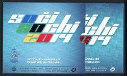 Slowakei 2014 Euro Kursmünzsatz/ KMS im Folder Winterolympiade Sochi ST