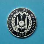 Dschibuti 1994 100 Franc Grevyzebras PP