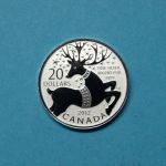 Kanada 2012 20 Dollars Weihnachten "Rentier"