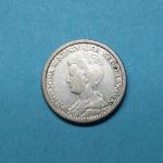 Niederlande 1917 25 Cents Wilhelmina