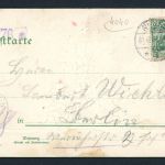AK Neuss 1903 Obertor und Rathaus mit Stadtwappen im Prägedruck