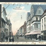 AK Neuss 1912 Niederstraße mit B. Thomas Nachfolger E. Wortmann