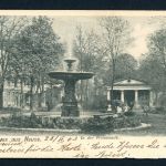 AK Neuss 1903 Brunnen In der Promeade