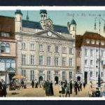 AK Neuss 1923 Markt mit Rathaus