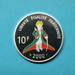 Frankreich 2000 10 Francs Saint-Exupery Der kleine Prinz in Farbe PP