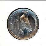Schweiz Medaillenblatt Tiere der Heimat Eichelhäher Medaille Feinsilber