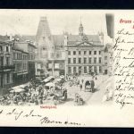 AK Neuss 1901 Markttag vor Rathaus